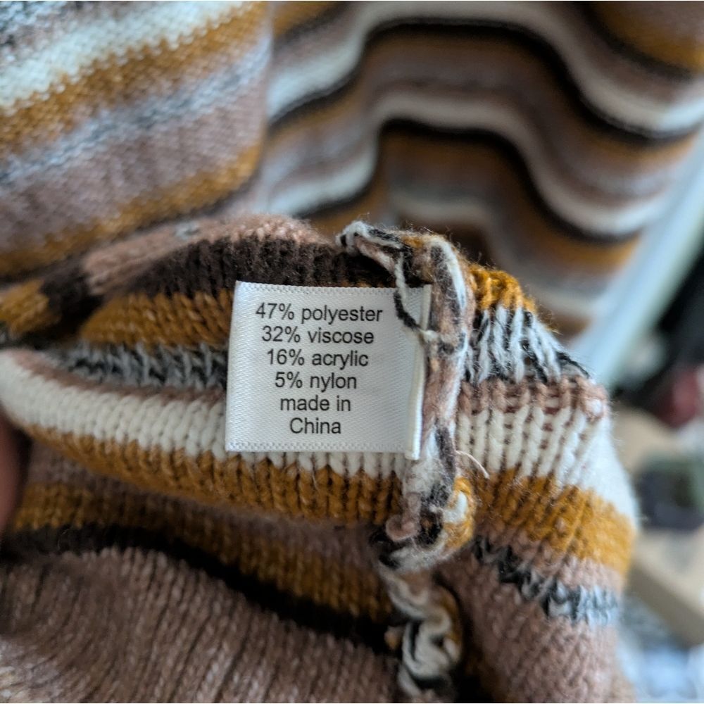 Lane Bryant striped maxi sweater dress size 18/20 - Picture 7 of 7